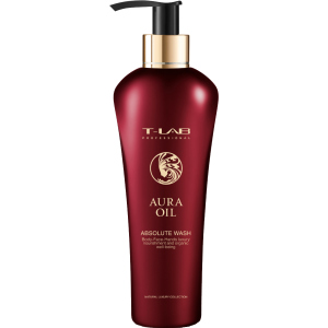 Шампунь T-LAB Professional Aura Oil Absolute Wash для розкішної м'якості та натуральної краси волосся та шкіри 300 мл (5060466662520) ТОП в Полтаві