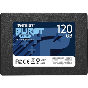 Patriot Burst Elite 120GB 2.5 " SATAIII TLC (PBE120GS25SSDR) ТОП в Полтаві