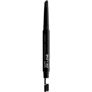 Олівець-помада для брів NYX Professional Makeup Fill & Fluff Eybrw Pmd Pncl 08 Black 0.2 г (800897188085) в Полтаві