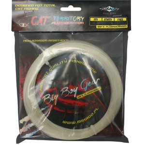 Леска Mikado Fluorocarbon Cat Territory 30 м 1.00 мм 65.00 кг Прозрачная (ZFCT-100) лучшая модель в Полтаве