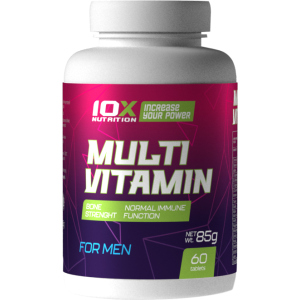 Комплекс вітамінів для чоловіків 10X Nutrition Multivitamin for Men 60 таблеток (525272730948) ТОП в Полтаві