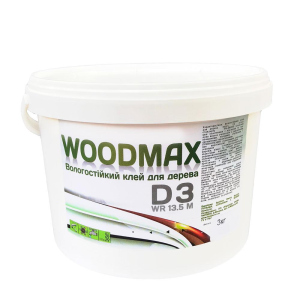 Вологостійкий клей для дерева D3 Himdecor WOODMAX 3 кг в Полтаве