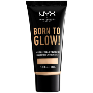 Тональна основа NYX Professional Makeup Born to Glow з натуральним сяючим фінішом 01 Pale 30 мл (800897190279) надійний