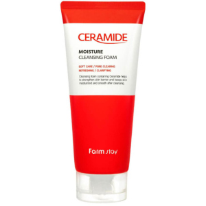 Пенка для умывания FarmStay Ceramide Moisture Cleansing Foam с керамидами 180 мл (8809480772856) лучшая модель в Полтаве