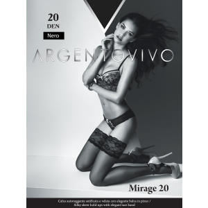 Панчохи Argentovivo Mirage 20 Den 1/2 р Nero (8051403068526)