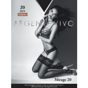 Панчохи Argentovivo Mirage 20 Den 3/4 р Cognac (8051403068496) краща модель в Полтаві