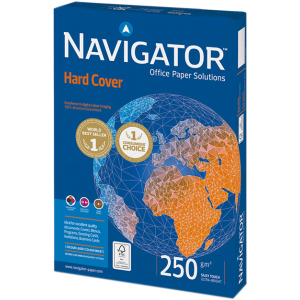 Папір Navigator Hard Cover А4 250 г/м² клас А 125 аркушів Білий (5602007989453) в Полтаві