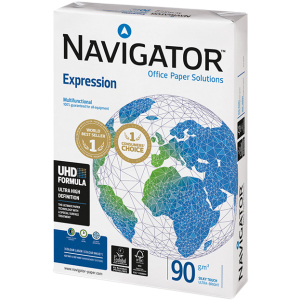 Папір Navigator Expression А4 90 г/м² клас А 500 аркушів Білий (5602024005013) краща модель в Полтаві