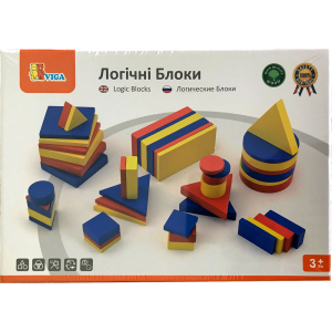 Навчальний набір Viga Toys Логічні блоки Дьєнеша (56164U) в Полтаві