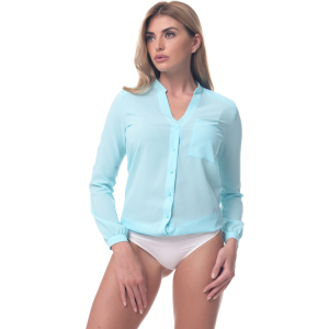 Боді-блузка AREFEVA L5248 XL (50) Turquoise (5903021543288) ТОП в Полтаві