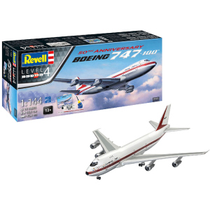 Сборная модель Revell Самолет Боинг-747-100 50 лет. Масштаб 1:144 (RVL-05686) (4009803056869)