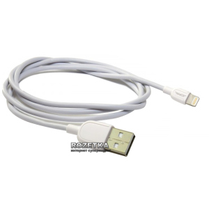 Кабель синхронизации JCPAL MFI USB to Lightning для Apple iPhone 1 м White (JCP6022) лучшая модель в Полтаве