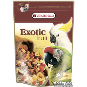 Корм для крупных попугаев Versele-Laga Prestige Exotic Fruit зерновая смесь 0.6 кг (5410340217818) ТОП в Полтаве