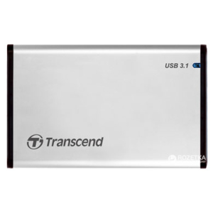 Внешний карман Transcend StoreJet 25S3 для 2.5" HDD/SSD USB 3.1 Aluminum (TS0GSJ25S3) рейтинг