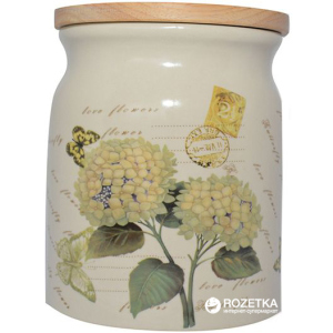 Банку для сипучих продуктів Krauff Hortensie 2.5 л (24-269-048) рейтинг