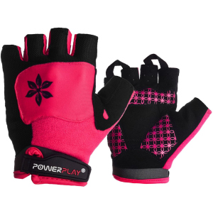 Велоперчатки женские PowerPlay 5284C XS Pink (5284C_XS_Pink) в Полтаве