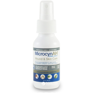 Спрей для обробки ран та догляду за шкірою Microcyn Wound&amp;Skin Care Liquid 60 мл (7502273992608)