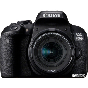 Фотоапарат Canon EOS 800D 18-55мм IS STM Black (1895C019) Офіційна гарантія! в Полтаві