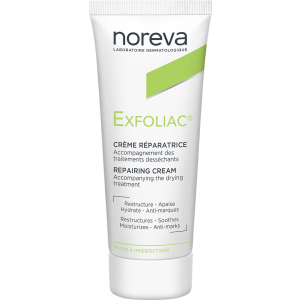 Відновлюючий крем Noreva Laboratoires Exfoliac Cream Reparatrice Зволожуючий 40 мл (3401378314831) краща модель в Полтаві