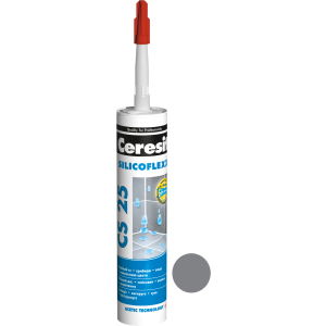 Затирка силіконовий шов Ceresit Micro Protect CS25 0.285 кг Сірий (CR1095898) краща модель в Полтаві