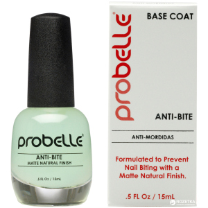 Лак против обгрызания ногтей Probelle Anti Bite Base Coat 15 мл (857188005415) ТОП в Полтаве