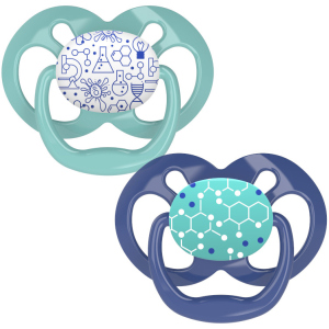Пустышка Dr. Brown's Advantage Голубая химия 6-12 месяцев 2 шт (PA22002-INTLX) в Полтаве