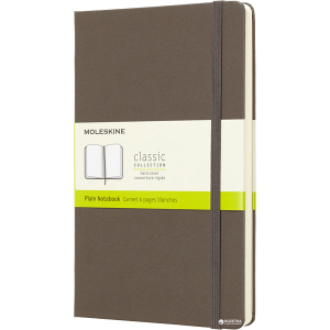 Нотатник Moleskine Classic 13 х 21 см 240 сторінок без линівки Коричневий (8058341715390) надійний