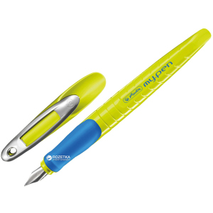 Ручка перова для правши Herlitz My.Pen Lemon-Blue Синя Лимонний корпус (10999779) в Полтаві