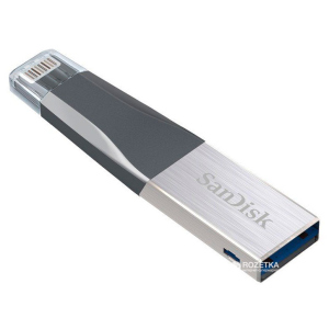 Sandisk iXpand Mini 64 Gb, USB 3.0/Lightning для Apple (SDIX40N-064G-GN6NN) краща модель в Полтаві