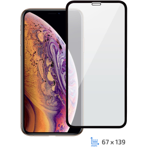 хороша модель Захисне скло 2E для Apple iPhone Xs Black (2E-TGIP-2018-5.8-3D)