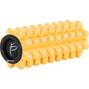 купить Мини-ролик массажный профилированный ProSource MiNi Spike Massage Roller 15x7.5 см Жёлтый (PS-2174-mini-roller-yellow)