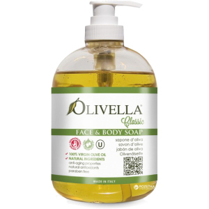 Рідке мило для обличчя та тіла Olivella на основі оливкової олії 500 мл (764412260000) в Полтаві