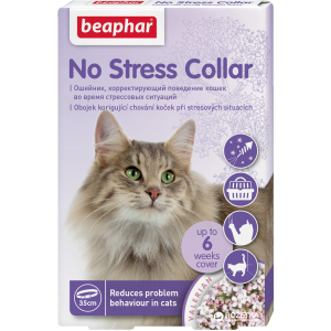 Антистресс ошейник Beaphar No Stress Collar cat для кошек 35 см (13228) (8711231132287) ТОП в Полтаве