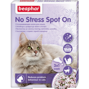 Антистресс капли Beaphar No Stress Spot On cat для кошек 3 пипетки (13913) (8711231139132)