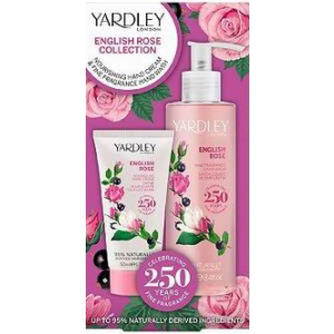 Набір для жінок Yardley English Rose Hand Wash and Hand Cream 50 мл + 250 мл (5056179301900) краща модель в Полтаві