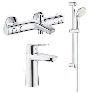 Набір змішувачів Grohe Grohtherm 800 + BauLoop 34550TM ТОП в Полтаві