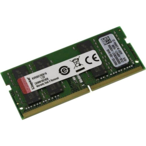 Оперативна пам'ять Kingston SODIMM DDR4-2666 16384MB PC4-21300 (KVR26S19D8/16) краща модель в Полтаві