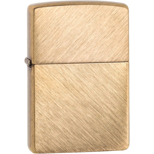 Зажигалка Zippo 29830 Herringbone Sweep Brass Золотистая (Zippo 29830) ТОП в Полтаве