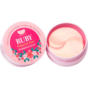 Гідрогелеві патчі для очей з рубіном Koelf Ruby &amp; Bulgarian Rose Eye Patch 60 шт (8809239802605) надійний