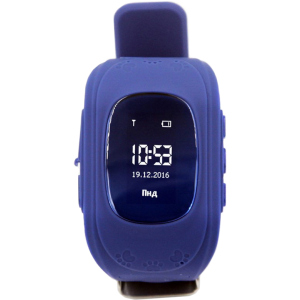 Дитячий телефон-годинник з GPS трекером GOGPS ME K50 Dark Blue (K50DBL) рейтинг