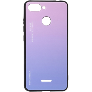 Панель BeCover Gradient Glass для Xiaomi Redmi 6/6A Pink-Purple краща модель в Полтаві