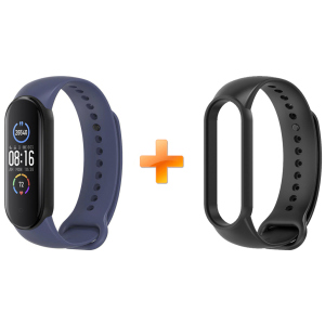 хороша модель Xiaomi Mi Band 5 MiJobs Dual Color Dark Blue/Black (MJ5-DSS016DBB)