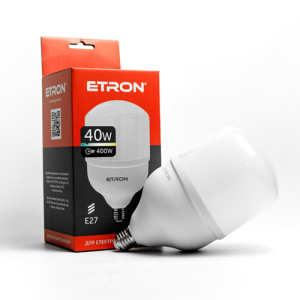 LED лампа ETRON 1-EHP-304 T120 40W 6500K E27 краща модель в Полтаві