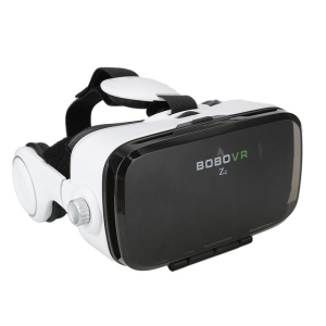 3D очки виртуальной реальности Kronos VR Box Z4 с наушниками и пультом White (par_z4) лучшая модель в Полтаве