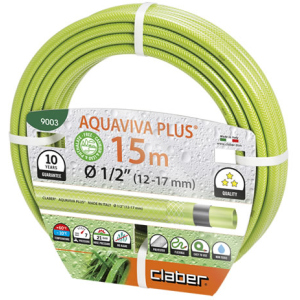 Поливальний шланг Claber Aquaviva Plus 1/2" 15 м Салатовий (90030000)