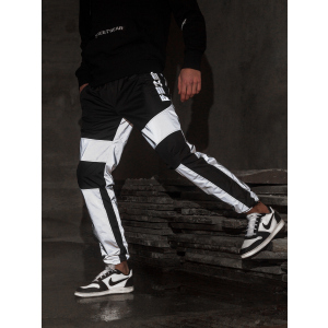 Спортивные штаны карго BEZET Black/Reflective’ 21 1412 XXL Черные (2000980090303)