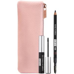 Набор для макияжа бровей Pupa Eyebrow Essential Kit №003 Dark Brown 10 г (8011607333738) в Полтаве