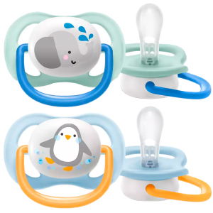 Пустушка ортодонтична Philips Avent Ultra Air Animal для хлопчиків 0-6 місяців (8710103949336) в Полтаві