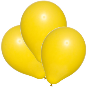 Набір Повітряні кульки Susy Card Жовті 20 см 100 шт (40011400) в Полтаві
