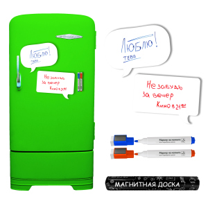 Магнітна дошка на холодильник маркерна Pasportu Чат (2000992395175) краща модель в Полтаві